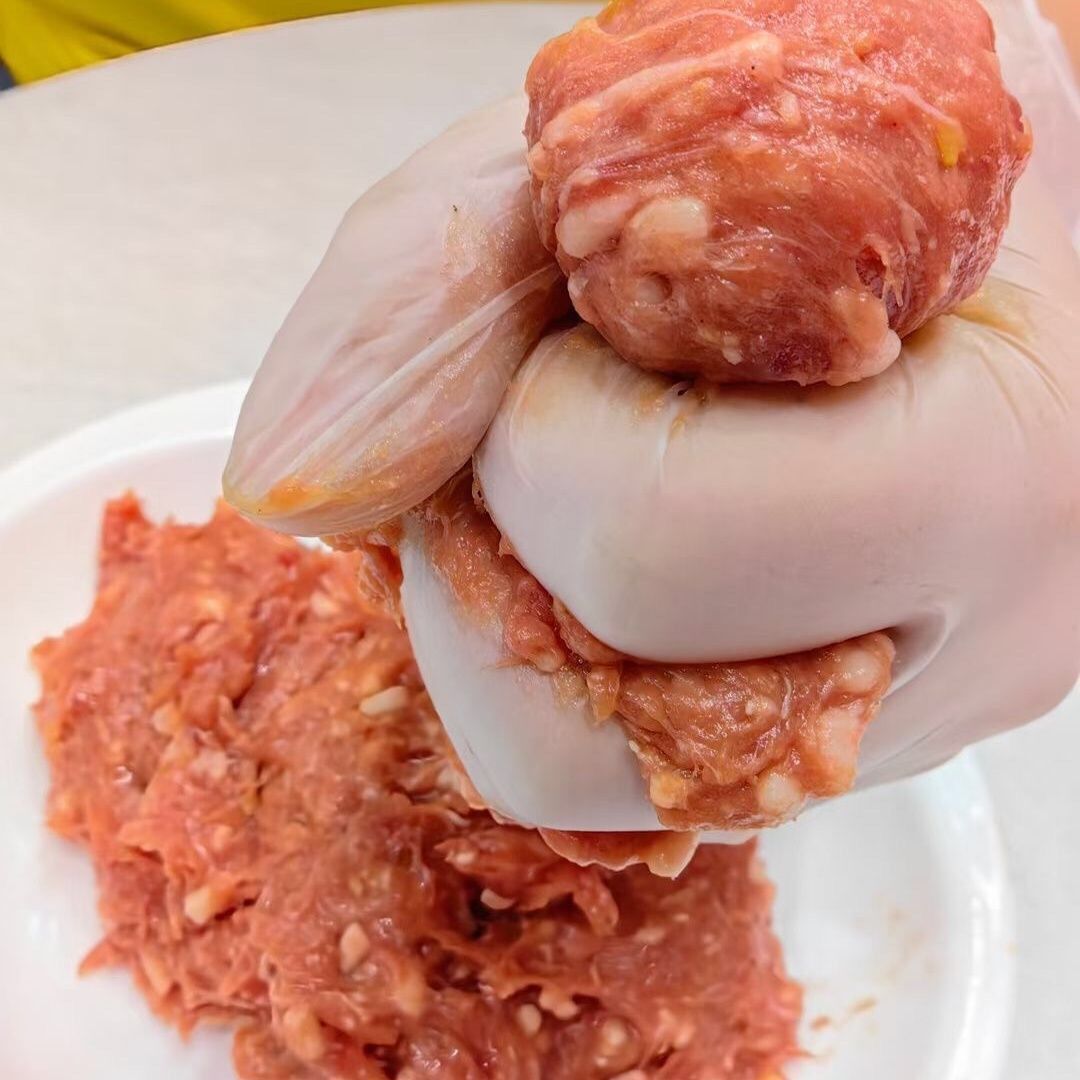 【正宗潮汕牛肉丸丸新鲜特产现做冷链直发新鲜到家爆汁弹牙鲜香